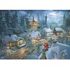 Schmidt Spiele 57529 Thomas Kinkade Christmas Motif, Santas Silent Night,