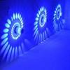 LED Aluminum Spiral Hole Wall Light Stable Heat Dissipation 3W
