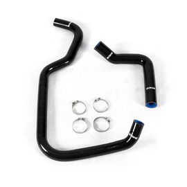 PIT66 Silicone Radiator Hose Kit Compatible with 2007-2013 Chevy Silverado 1500 Black