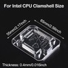 Xiatiaosann CPU Case Tray for Intel, Clamshell Plastic Protective Box