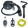 AUMEL Ignition Coil Fuel Filter Line Hose Spark Plug Kit