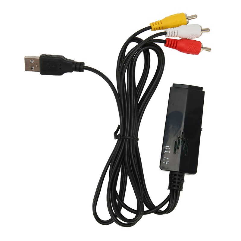 RCA to HD Multimedia Interface Converter Support 1080P USB Power