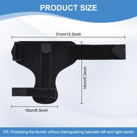 Handgelenk Bandagen Handgelenkstütze Daumenbandage Links und Rechts, Handgelenkbandage Daumen Bandage mit Verstellbare Aluminiumplatte, Daumenschiene Daumen Handgelenkschiene für Gelenkverletzungen