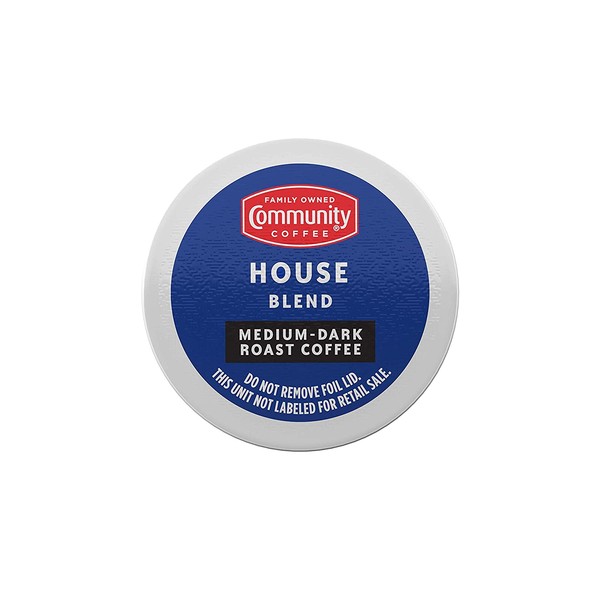 Community Coffee House Blend Medium Dark Roast Single Serve K-Cup