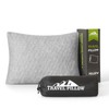 PEUJEW Travel Pillow Breathable Cover, Compressible Memory Foam Pillow Medium