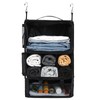 Surblue Hanging Shelves Travel Storage Bag Compression Packing Cube for
