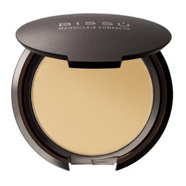 Bissú Maquillaje Compacto, Polvo Mate en 15 Tonos, Sin Aceites, Reduce Brillo y Líneas de Expresión (13 Bronce, Mediano)
