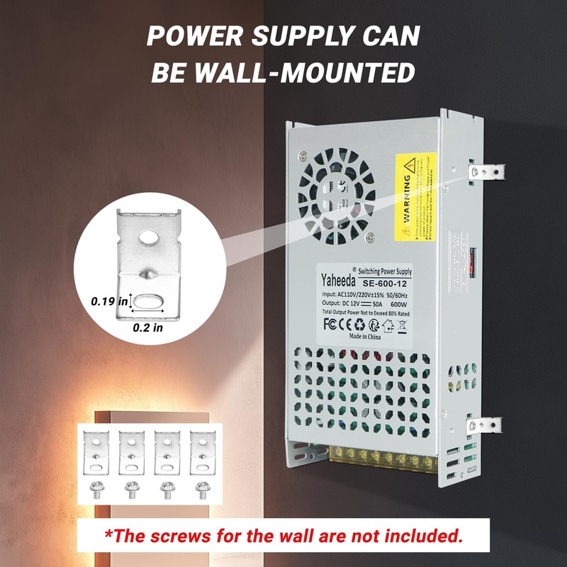 12V 50A 600W New Version 110V AC to 12V DC