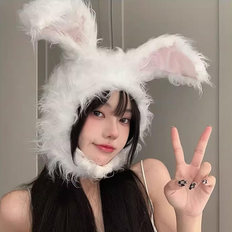 Moerstar Rabbit Ears, Cosplay, Halloween, Headwear, Mofofu, Unisex (White)