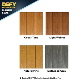 Marine Seal Wood Dock Stain & Sealer - Semi-Transparent Stain for Marinas, Boat Docks, & Piers