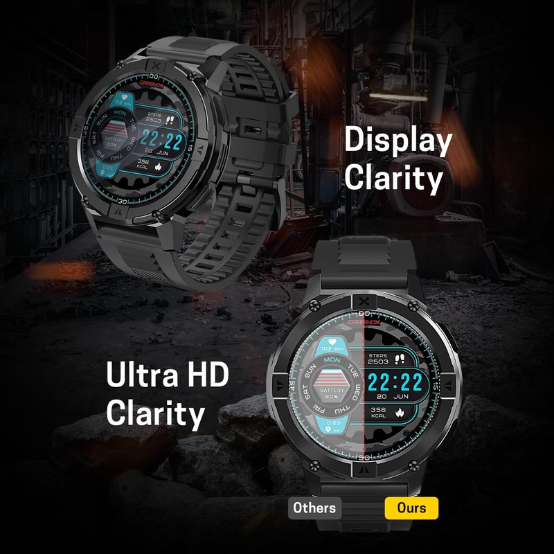 CARBINOX Tempered Glass Screen Protector Compatible for X-Ranger Smart Watch