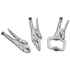MacWork 3pc Mini Locking Set 4 in. curved jaw locking,