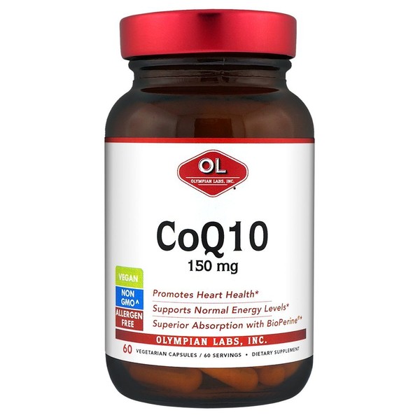 Olympian Labs Coq, 150mg, 60 Capsules (Packaging May Vary)
