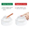 Tekson 6 Pieces Metal Cosmetic Skincare Spatula, Mini Mask facial