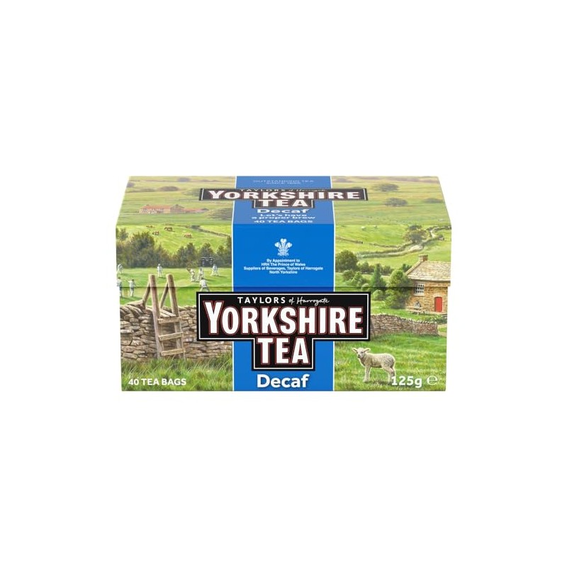 Taylors of Harrogate Yorkshire Tea 40 Decaf Tea Bags 125g