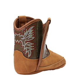 ARIAT Unisex Infant Lil Stompers Baby Boot, Medium Brown (Durango), 4