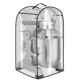 Commercial Food Mixer Cover,For Commercial Mixers 15QT and under,High Density Waterproof and Dustproof Mixer Clear PVC Cover（only cover）.