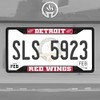 FANMATS 31381 Detroit Red Wings Metal License Plate Frame Black