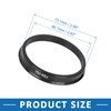 A ABSOPRO Hub Centric Rings 73.1mm to 66.1mm Plastic Black