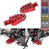3D Spiked Front Footrest Off-Road Foot Pegs Compatible with Grom