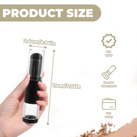 1Pc Helpful Refillable Powder Brush Ergonomic Handle Loose Unique Press-type Makeup Liquid Foundation for Powder Miss Blush Brush