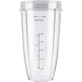 Sduck Replacement Parts for Nutri Ninja Blender, 24 oz Cup For 900w 1000w Auto-iQ and Duo Blenders Nutri Ninja Blender Accessories