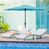 Simple Deluxe 9' Patio Umbrella Replacement Canopy for 8 Ribs,