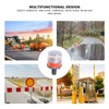 Solar Traffic Warning Light LED Waterproof Easy Move Traffic Flasher