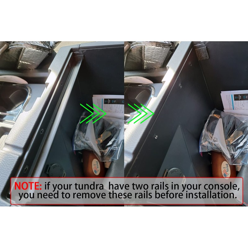 TACOBRO Center Console Organizer Compatible with 2014-2017 2018 2019 2020
