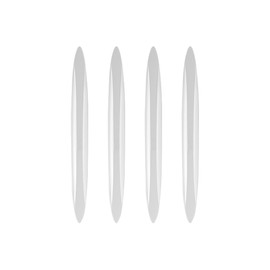 CGEAMDY 4 Pieces Anti-rub Decorative Strip, Crash Scratch Guard Strips, Car Side Door Edge Guards Protector Bumper, Bumper Guard Anti-Collision Protector, Exterior Accessories(Transparent)