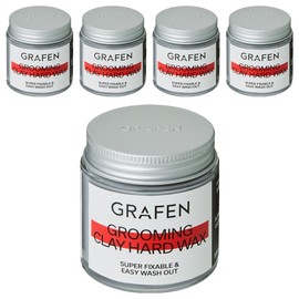 Graphene Grooming Clay Hard Wax, 5 packs, 100ml / 그라펜 그루밍 클레이 하드 왁스, 5개, 100ml