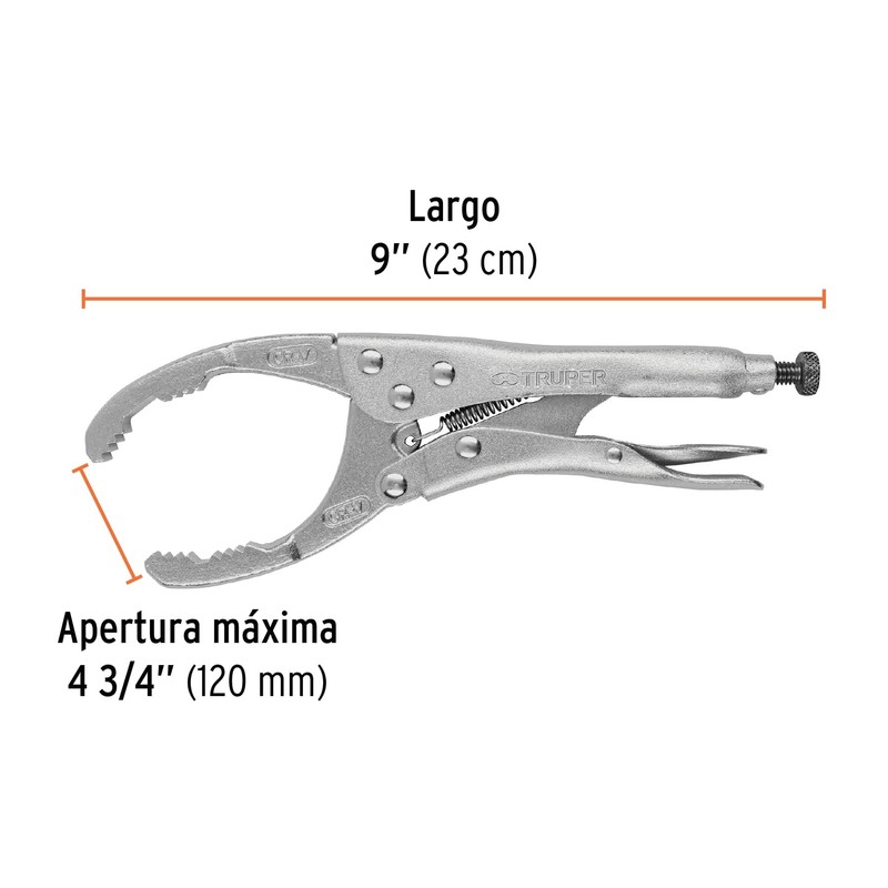 Oil-Filter Locking Pliers 9"