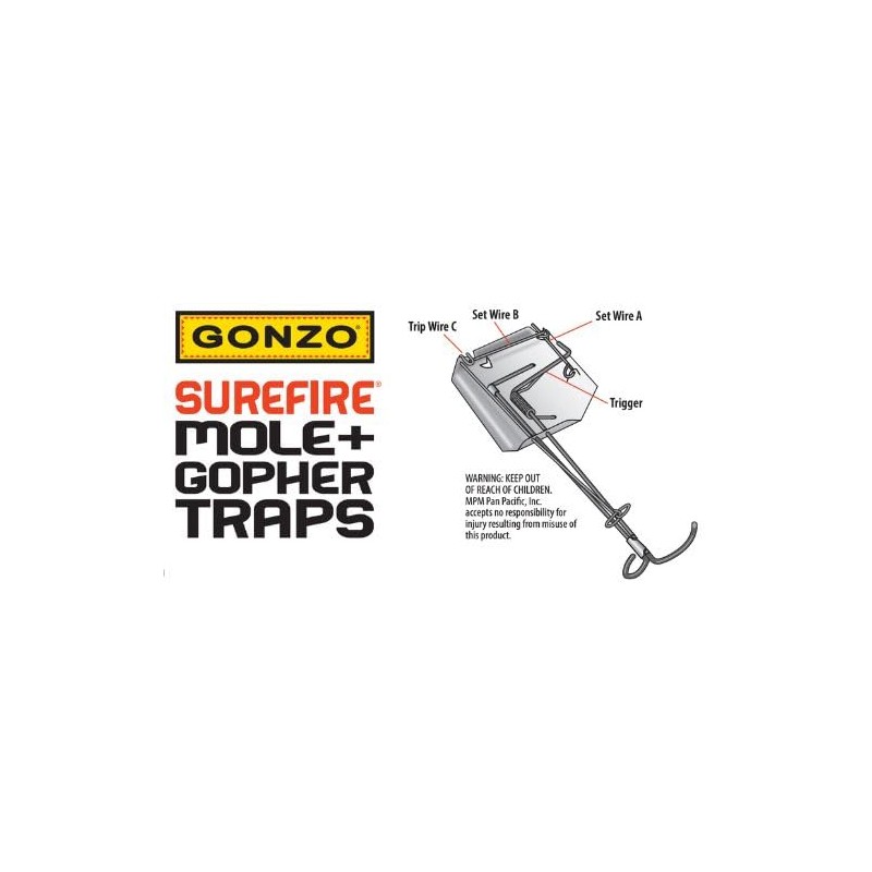 Gonzo 5005 Gopher Traps