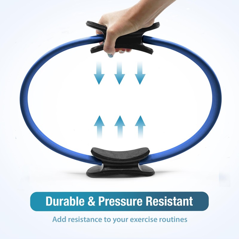 Beenax Pilates Ring - Double Handle Exercise Circle, Fitness Magic