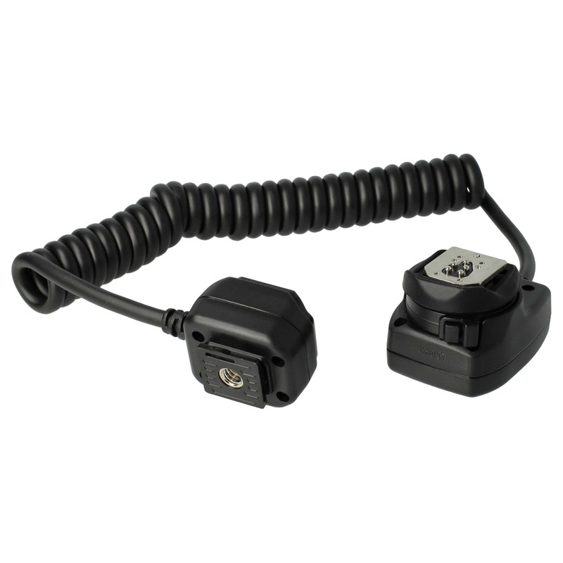 vhbw TTL Flash Cable Compatible with Canon EOS 1100D, 1000D,