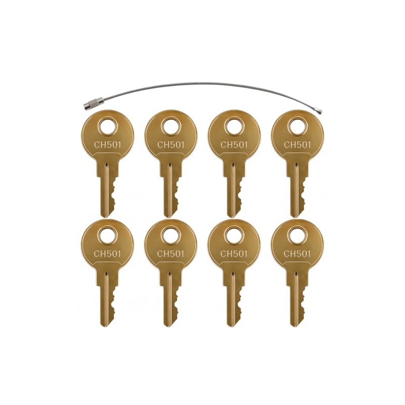 8PCS CH501 Replacement Keys – Compatible with Truck Tool Boxes,