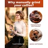 Rsoilch Manual Coffee Grinder With Ceramics Burr For Espresso,French Press,5