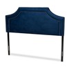 Baxton Studio Avignon Modern and Contemporary Navy Blue Velvet Fabric