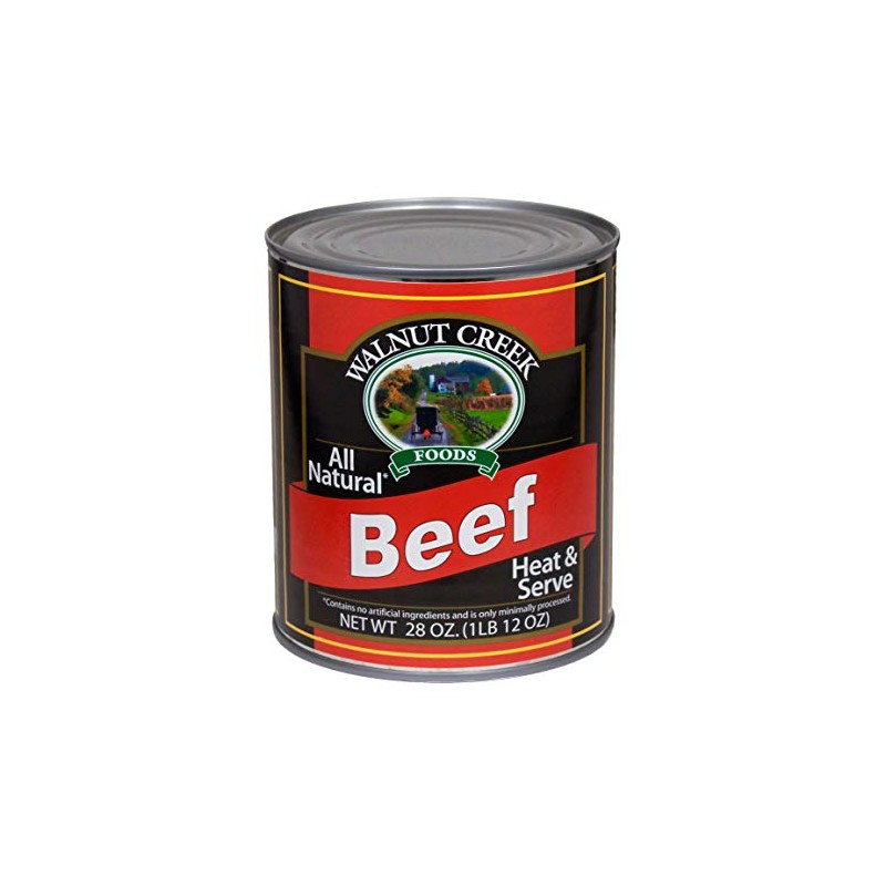 AmishTastes Walnut Creek Canned Meats Variety Pack (Beef and Chicken),