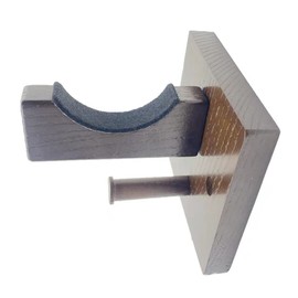 JOINSI 3-in-1 Wooden Baseball Bat Holder Stand, Softball Display Rack, Baseball Gloves Wall Hanger (Brown)