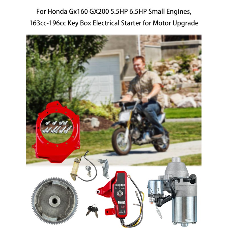 YAMAKATO Electric Start Kit for Honda Gx160 GX200 5.5HP 6.5HP