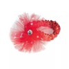 Aria Starburst Dog Scrunchy Sequins Red Large