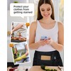 Xeoxarel 3 Pack Server Aprons with 4 Pockets, Unisex Waitress