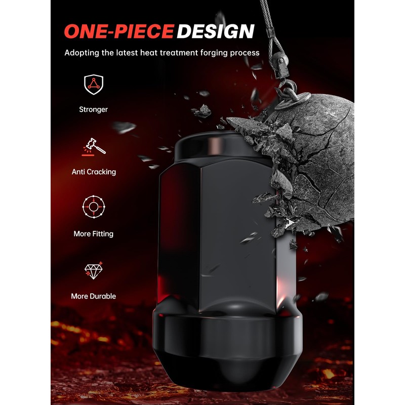 Sposuit M12x1.5 Lug Nuts - Replacement for 2006-2017 Jeep Compass,