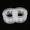 Pack of 2 Car Rubber Shock Absorbers, Universal Transparent Absorber