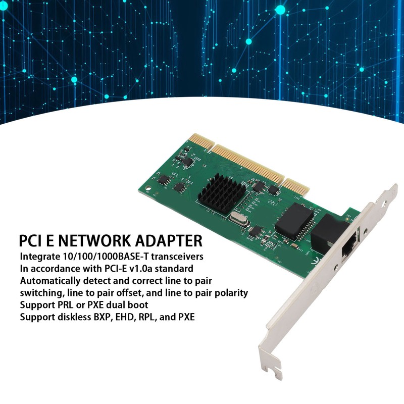 PCI E Network Adapter Gigabit Wireless Wifi Ethernet Interface Card