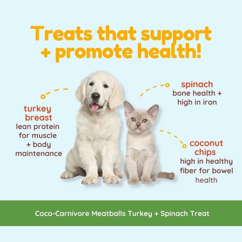 CocoTherapy Coco-Carnivore Meatballs 2.5 oz. (Turkey)