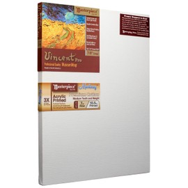 Masterpiece Artist Canvas 41022 Vincent PRO 7/8" Deep, 9" x 12", Cotton 10.5oz - 3X - Monterey Most Popular