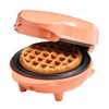 Bestron AMW500PEBS Mini Waffle Maker, Alloy Steel, Orange
