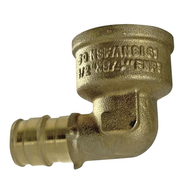 1 Piece XFITTING 1/2" Pex A x 3/4" Female Elbow,